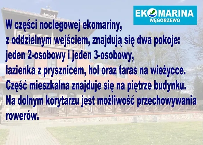 Ekomarina - Noclegowy 2 Hostel Węgorzewo